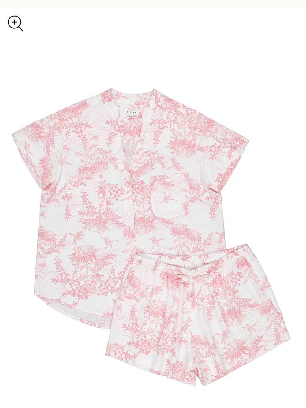 NWT Piyama Maggie  Floral Toile  Lightweight Bridal Cottagecore Pajama Set  SZ S